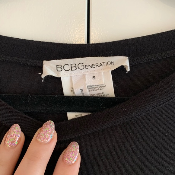 BCBGeneration Black Jersey Knit Dress - Picture 3 of 3